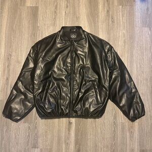 ALO Yoga women’s Black Bomber Jacket